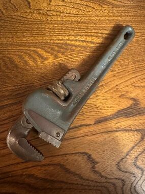 8“ Craftsman Heavy Duty Vintage USA Wrench in Green for Plumbing & maintenance